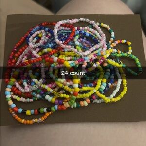 Colorful Beaded Bracelets Set